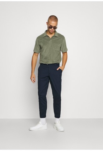 ERCAN CROPPED PANTS - Trousers - dark navy