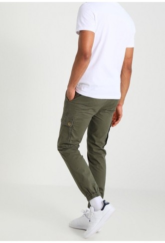 Pre-owned Cargo trousers - olive