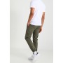 Pre-owned Cargo trousers - olive