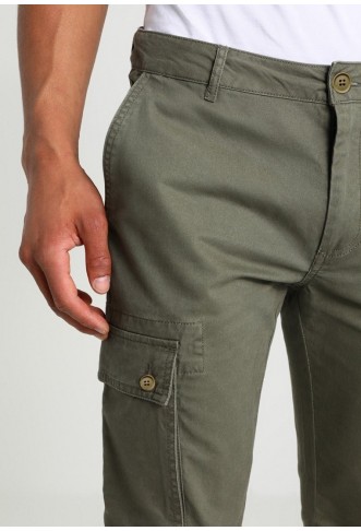 Pre-owned Cargo trousers - olive