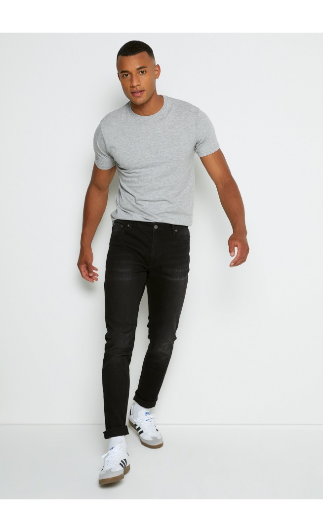 Slim fit jeans - black washed