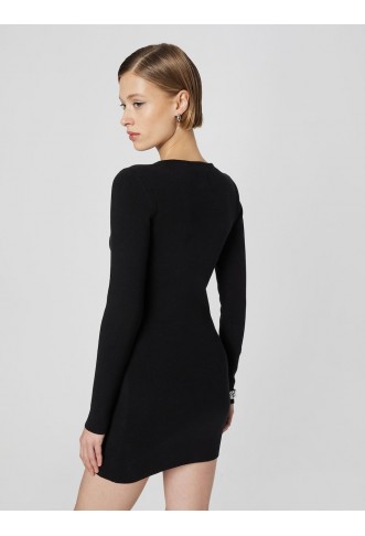 VIERVIER Knit dress 'Hedi' in Black