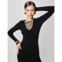 VIERVIER Knit dress 'Hedi' in Black