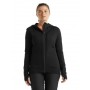 Icebreaker Women Quantum III LS Zip Hoodie - black