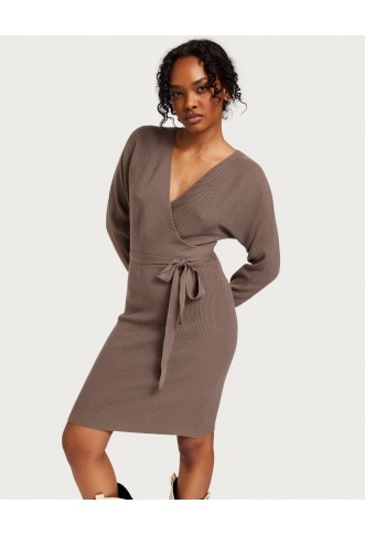 VMHOLLYREM LS V-NECK DRESS GA NOOS