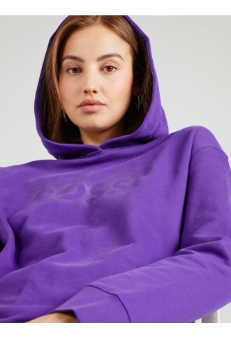 BOSS  WOMENS HOODIE PURPLE