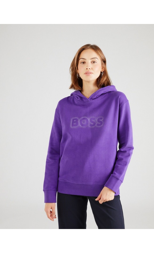 BOSS  WOMENS HOODIE PURPLE