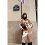 Premium Metallic Faux Leather Trench Coat