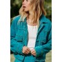 Real Suede Studded Cropped Jacket