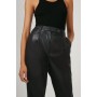 Faux Leather Clean Peg Trousers