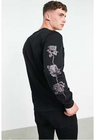 Bolongaro Trevor printed sleeve sweatshirt