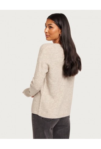 ONLCAMILLA V-NECK L/S PULLOVER KNT