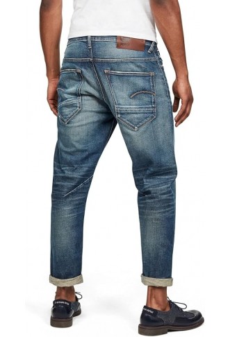 G-STAR RAW Men's Morry 3D Relaxed Tapered Jeans, Blue (3d Raw Denim