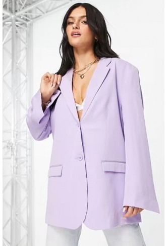 Monki – Blazer in Flieder, Kombiteil