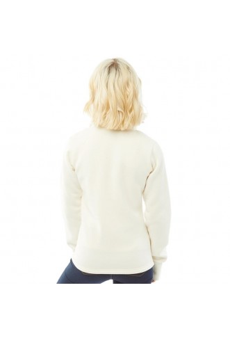 Womens Haylo Wrap Zip Through Sweatshirt Off White