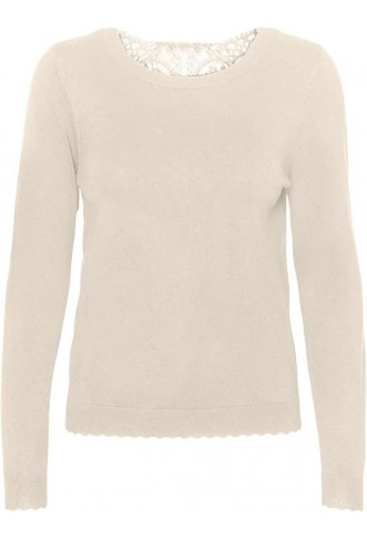 Vero Moda Vmglory LS Deep Back Blouse Ga Maglione Donna