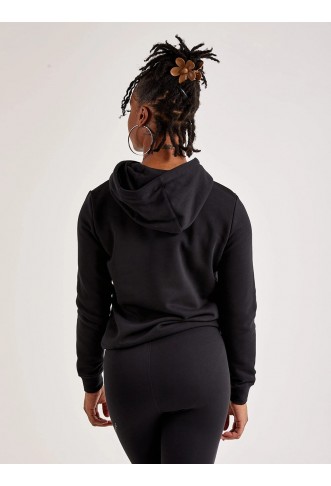 Nike Women's Black Hoodie with Gold Buff