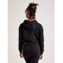 Nike Women's Black Hoodie with Gold Buff