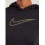 Nike Women's Black Hoodie with Gold Buff