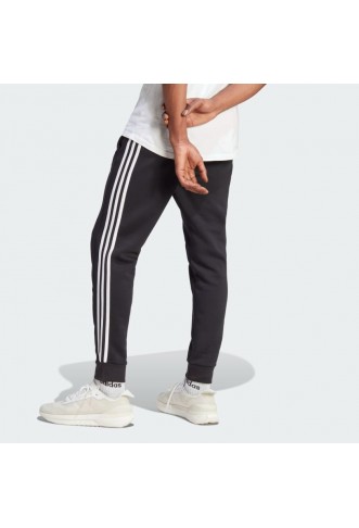 Essentials Fleece 3-Stripes Tapered Cuff Pants