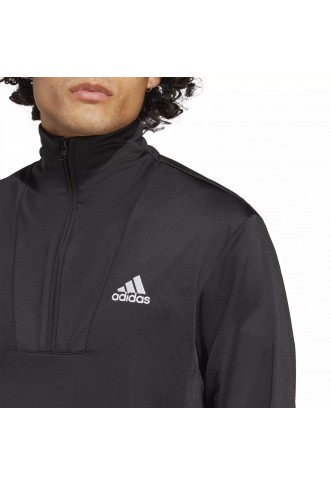 adidas Mens Small Logo Knit Black