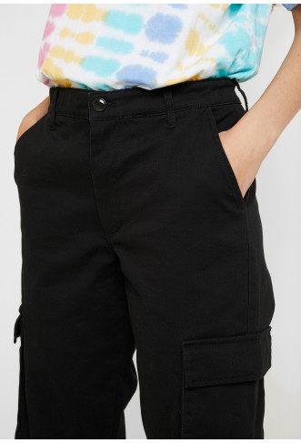 ONLBETSY ALVA PANT - Cargo trousers - black