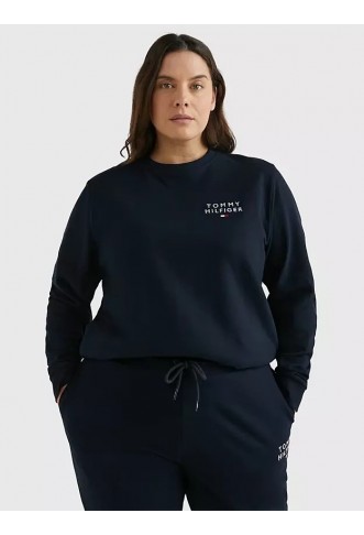 Women's sweatshirt Tommy Hilfiger navy blue