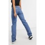 Weekday Voyage high waist straight jeans in navy blue