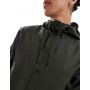 Rains unisex waterproof long jacket in green