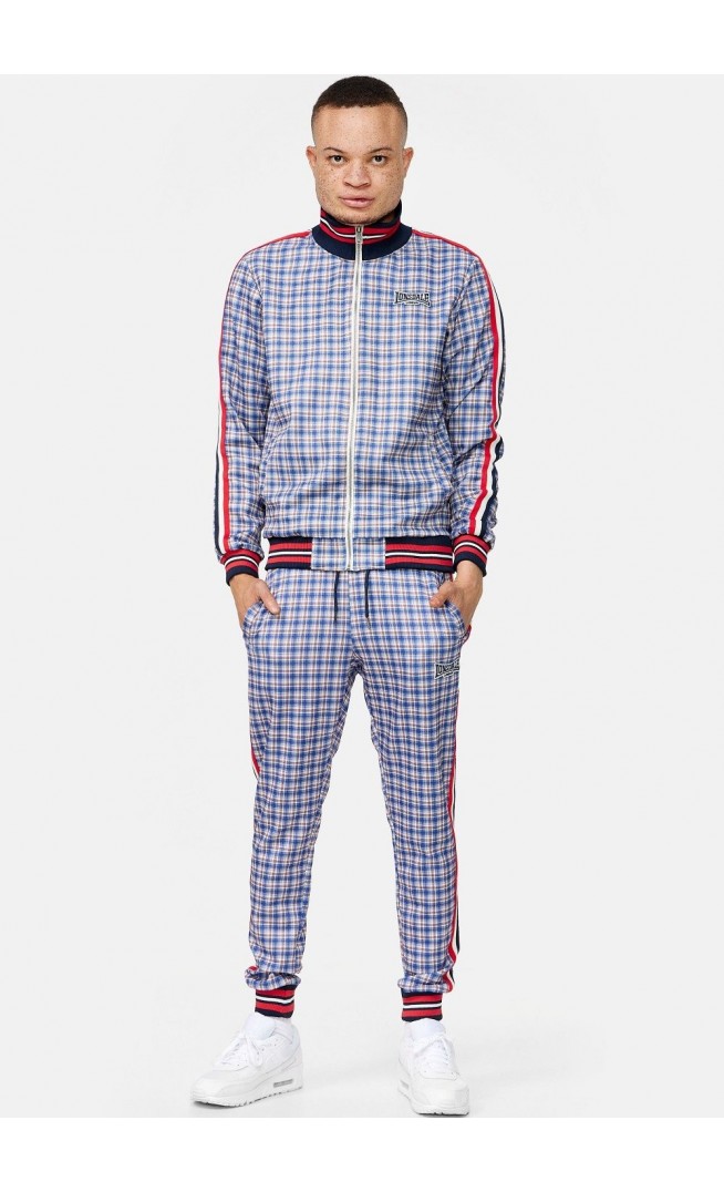 THE GENTLEMEN - KARIERT - BLAU - Tracksuit - blau