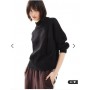 Noisy May high neck sweater in black