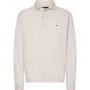 Tommy Hilfiger polo a maniche lunghe ecrù