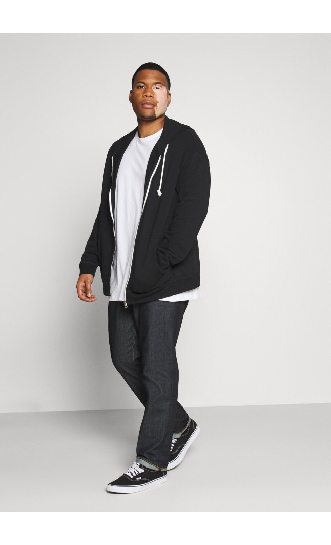 Zip-up sweatshirt - black