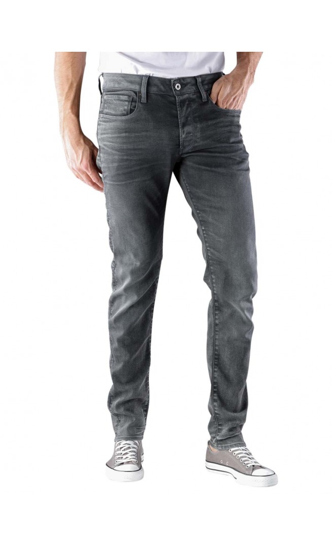 G-Star Slim Jeans Loomer Grey R Stretch Denim