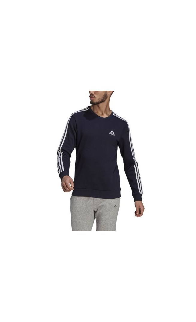 Essentials Fleece 3-Stripes Sweatshirt