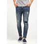 Slim fit jeans - destroyed denim