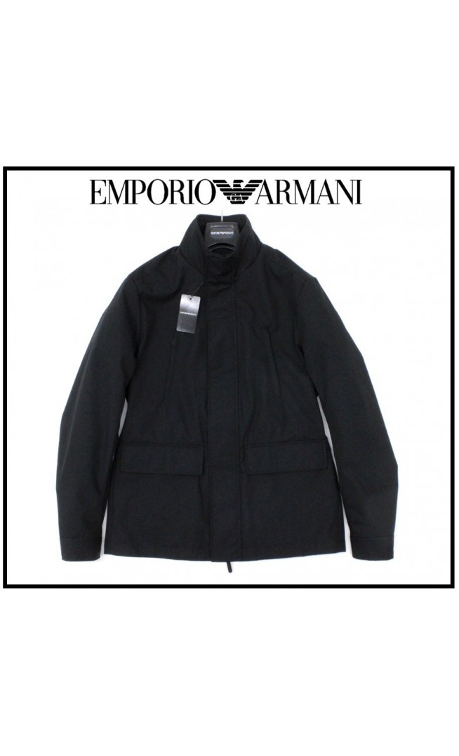 EMPORIO Armani M-65 jacket black blouson 1 yen