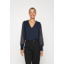 VIUNA V NECK - Blouse - navy blazer