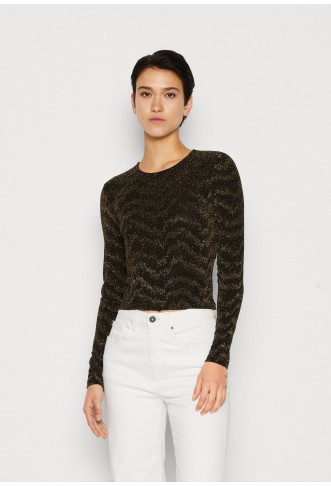 ONLGLOW GLITTER BOX - Long sleeved top