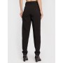 Black Slim Fit Fabric Trousers