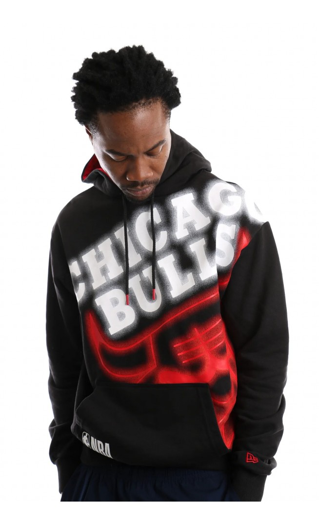 New Era Hoodie CHICAGO BULLS NBA ENLRGD