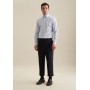 Non-iron Poplin Business Shirt in Shaped with Kent-Collar