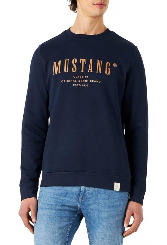 MUSTANG Men's Ben Cn Logo Sweatshirt