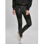 Ladies Fake Leather Tech Leggings