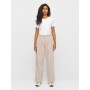 POSEY wide high-rise irregular corduroy pants