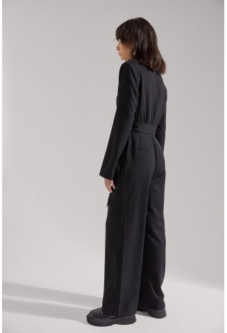 Tie Detail Waist Jumpsuit