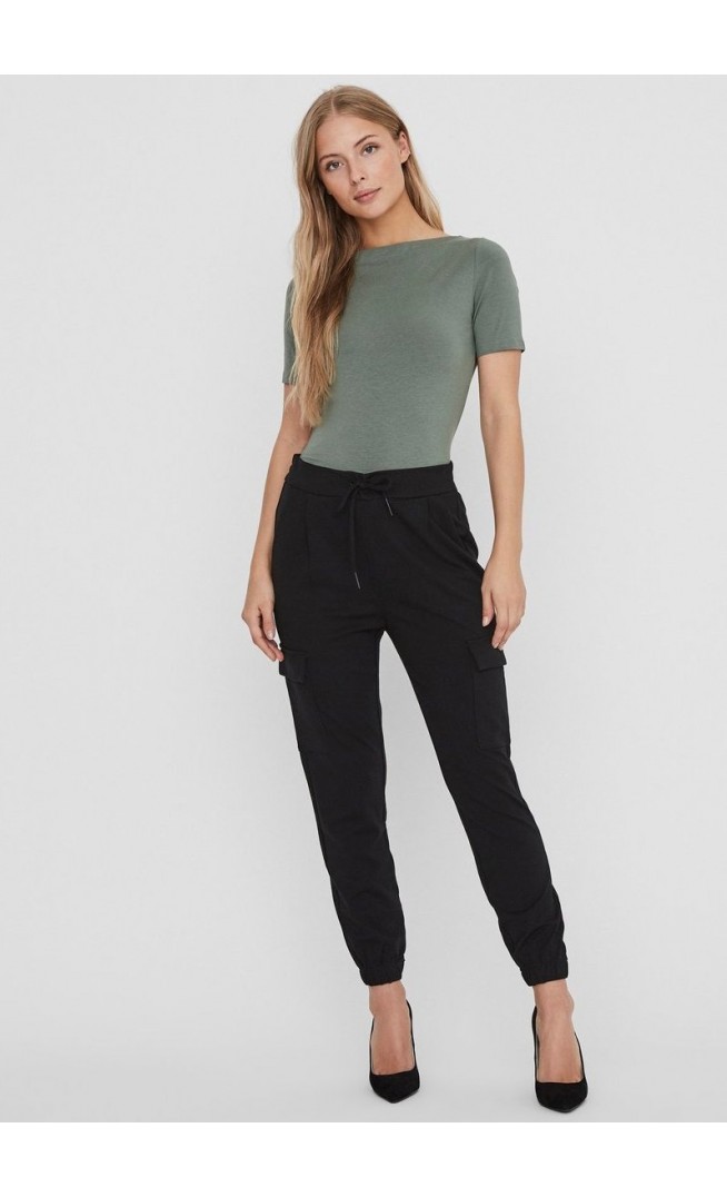 VMEVA ELASTIC DETAIL PANT - Cargo trousers