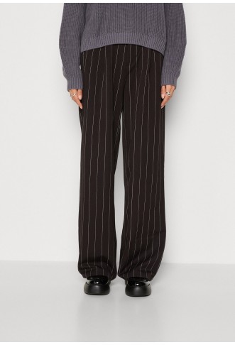 ONLKAIA PINSTRIPE WIDE PANT - Trousers