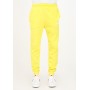 Yellow sweatpants with logo for men and women