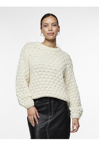 YAS Women's Yas Bubba Ls Knit Pullover S. Noos Knitted jumper